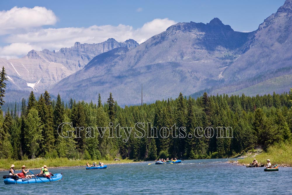 Floating the North Fork, Flathead River Polebridge, MT Summer Rafting