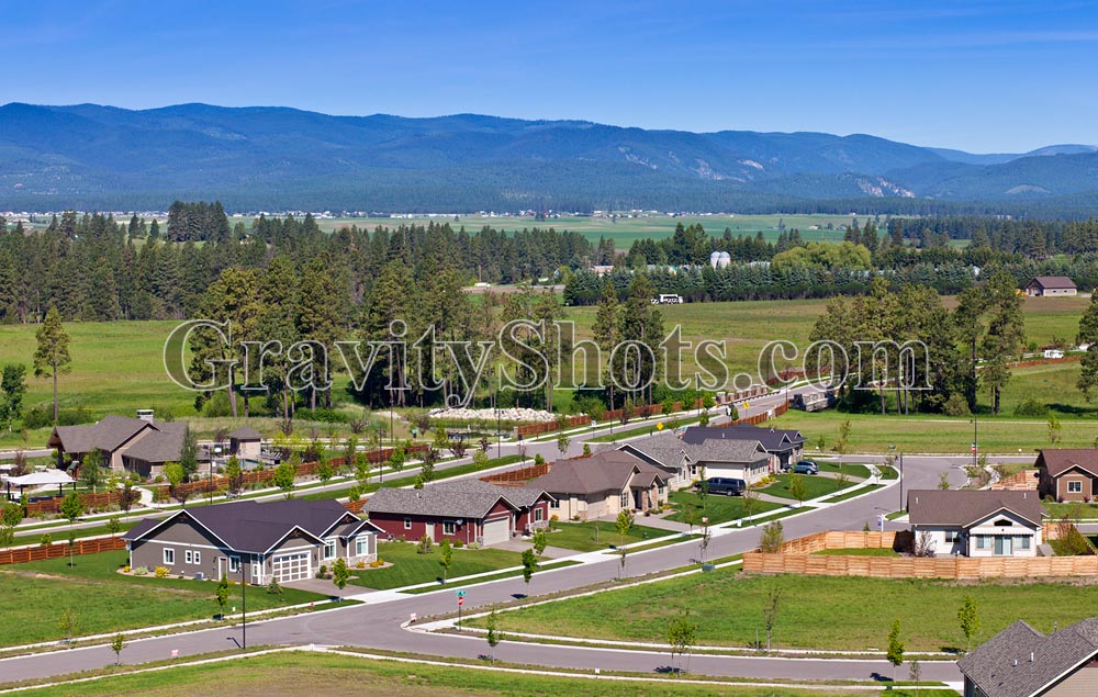 Silverbrook Kalispell, MT Summer Aerial