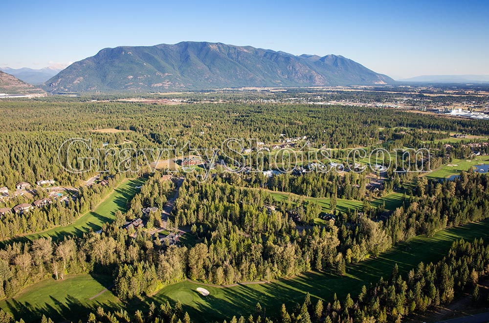 Meadow Lake Golf Course Columbia Falls Summer Aerial